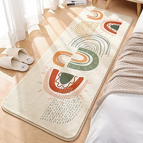 Läufer Teppich Rechteck Runner Modern Kinderteppich Waschbare für Babyzimmer Kleinkinderzimmer Wohnzimmer Schlafzimmer Kinderteppiche Teppiche Flauschige Kinder Schutzmatten Kindermatte 40 x 120 cm