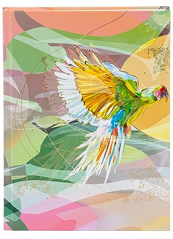 Goldbuch Notizbuch The Parrot 15x22 cm 200 weiße Seiten