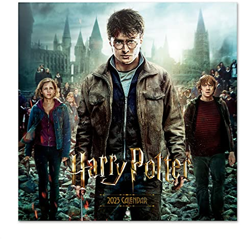 Grupo Erik Wandkalender 2023, Kalender zum Aufhängen, Familienkalender, Offizielle Lizenz, FSC zertifiziert, Harry Potter, Klein