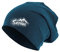 Friendly Beanie SERVUS Unisex Jersey Mütze zweilagig Baumwolle reflektierend Bedruckt Heather Royal OneSize (M/L)
