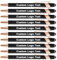 HEYZARDA Kugelschreiber mit Gravur Namen Text Logo für Büro Schule Business Stift 100 Pc schwarz