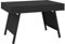 vidaXL Beistelltisch Klappbar, Tisch für den Außenbereich Innenbereich, Beistelltisch für Garten Terrasse, Couchtisch Gartentisch, Schwarz Poly Rattan