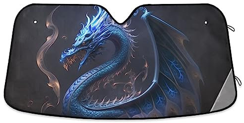 Blue Dragon Van - Parasol para parabrisas de coche