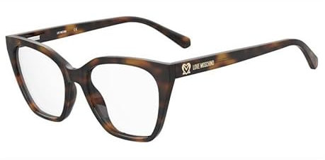 Brillen MOSCHINO LOVE MOL627 086 HAVANA 52/17/140 Damen