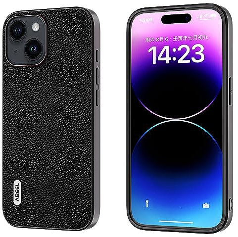COQUE Para Apple iPhone 13 Phone Case, Genuine Leather Minono Phone Case Apple iPhone 13 Phone Case(Negro)