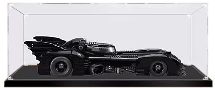 Acryl-Vitrine für Lego DC Batman 1989 Batmobile 76139, Schaukasten, schützen und dekorieren, Modell mit staubdichter Aufbewahrung, Geschenk (3 mm, transparent)