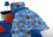 Spiderman Winter-Steppdecke für Einzelbett, Blau, aus Baumwolle, Marvel, 170 x 260 cm, Bett für Kinderzimmer