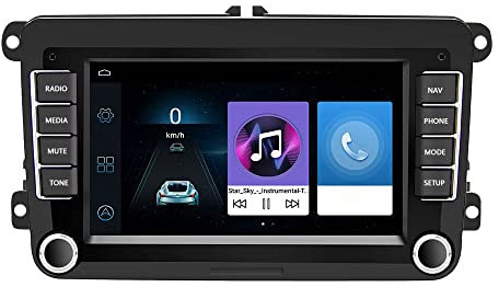 Baceyong Auto GPS WiFi Play Stereo Radio Fit Per V*/W Golf MK5 MK6 Je*tt/a, Car Play Stereo Radio