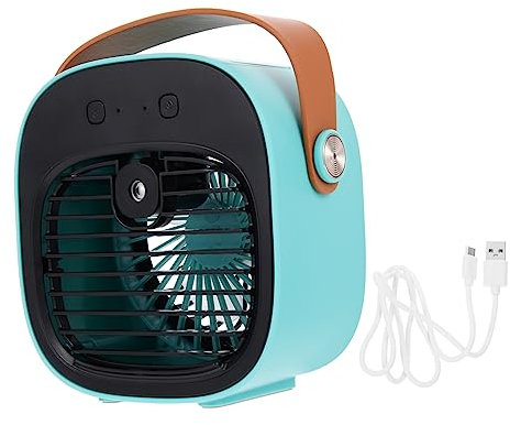 Ciieeo Mini Desk Fan Air Cooler for Home Office Portable Air Fan Rechargeable Design for Summer