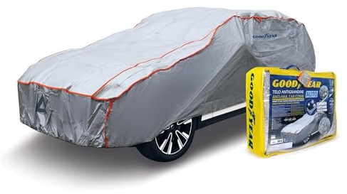 Goodyear Telo Copriauto Antigrandine, Telo Anti Grandine per Auto e Suv, Anti UV, Impermeabile, Antigrandine di qualità