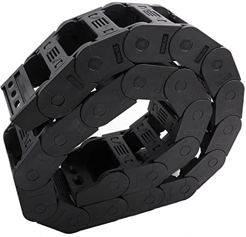 100cm Premium Nylon Cable Drag Chain 25x57mm Ideal for CNC, 3D Printing, & Robotics - Cable Carrier, Energy Chain, Wire Management Solution