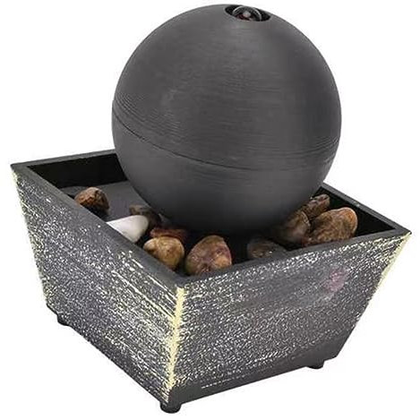 FUNOMOCYA Indoor Tischbrunnen Mit Fließendem Wasser Für Büro Und Schlafzimmer Dekoration Bonsai Stil Zimmerbrunnen Für Entspannung