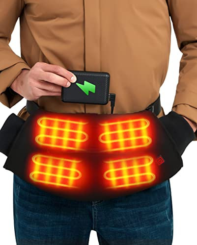 CYCYHEAT 10000mAh Akku Beheizbare Handwärmer Muff Wiederaufladbar Jagdtasche mit 3 Einstellbare Temperaturstufen Skihandschuhe für Winter, Skifahren, Radfahren, Wandern, Camping