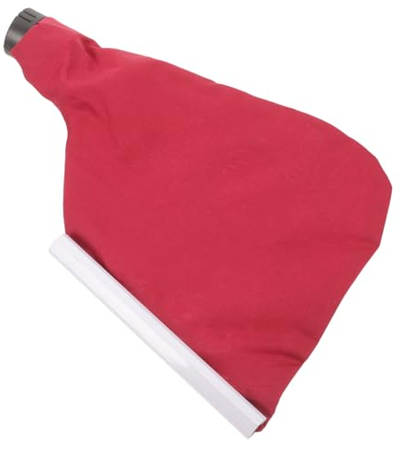 KONTONTY 4-inch Saw Dust Bag for Belt Sander, Fabric Dust Collection Bag Zipper, Compatible 9404 Woodworking Sanding Machines, Dustproof Outlet Cover for Workshop Use
