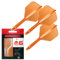 Target Darts K Flex Integrated Dart Flights and Shafts, Nr.6 Orange (Intermediate) | 3er Pack K-Flex - No6, Kflex All In One Moulded Dart Flight & Stem | Professionelles Dart Zubehör