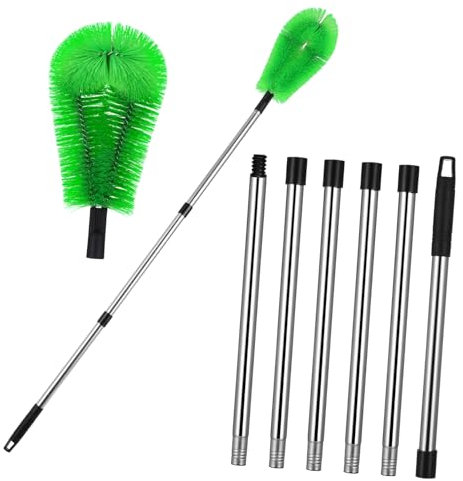 TOPBATHY 1 Set Traufreinigungsbürste Fugenreiniger Fugenbürste Hohe Reichweite Reinigungswerkzeug Dachpinsel Haushaltsreinigungszubehör Reinigungsbürste Mit Biegbarem Kopf