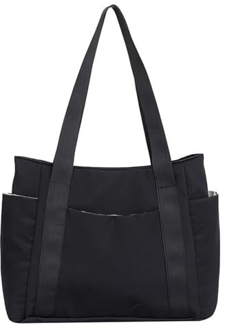 JSTHHTT Borsa Tote a Mano Donna with Multiple Tasche - Casual Shopping Bag for School, Teacher and Laptop