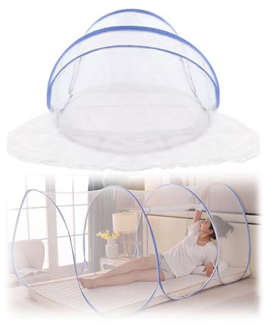 litmoustiquaireFamilial,190 * 90 * 90cm TenteMoustiquaire,MoustiquaireVoyage,moustiquairedecamping Simple,Moustiquaire Lit Simple Pliable,pour Les Voyages, Le Camping, l'usage à la Maison, etc.