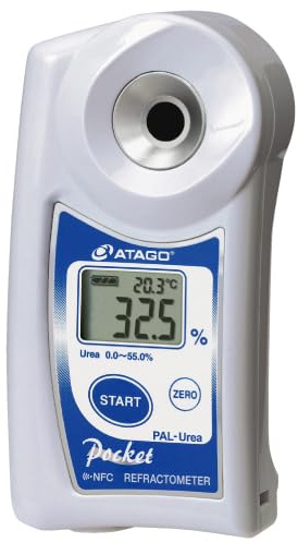 ATAGO Urea Water Refractometer PAL-Urea (with Silicon Cover, no Batteries) | Mit Silikonhülle, Ohne Batterien, Handheld