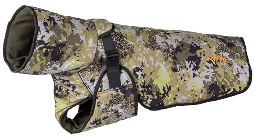 Blaser Hunde-Poncho | Wasserdichter Hundemantel mit Fleece-Futter | Reflektoren & Verstellbarer Bauchgurt | Größen M