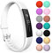 Yousave Accessories® Armband kompatibel für Fitbit Alta und Alta HR, Ersatzarmband – Silikon Wristband Zubehör für Alta und Alta HR – Erhältlich in 11 (Groß, Weiß)