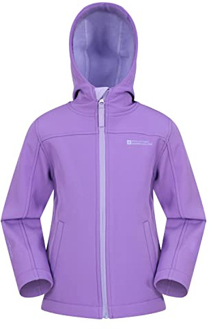 Mountain Warehouse Exodus Kids Softshell Jacket Light Purple 13y