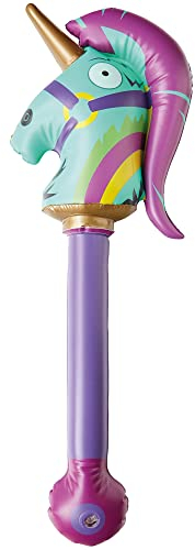 Rubies Official Fortnite Rainbow Smash Inflatable Pick Axe, Costume Accessory