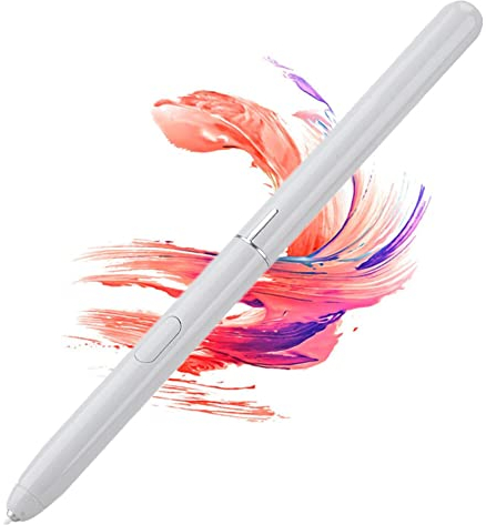 Diyeeni Stylet Stylo pour Samsung Galaxy Tab S4, Stylet pour Tablettes, Simple Touch Screen Pen Stylus Pen avec Pression de 4096 pour Dessiner Peinture, Stylet de Remplacement pour Samsung(Blanc)