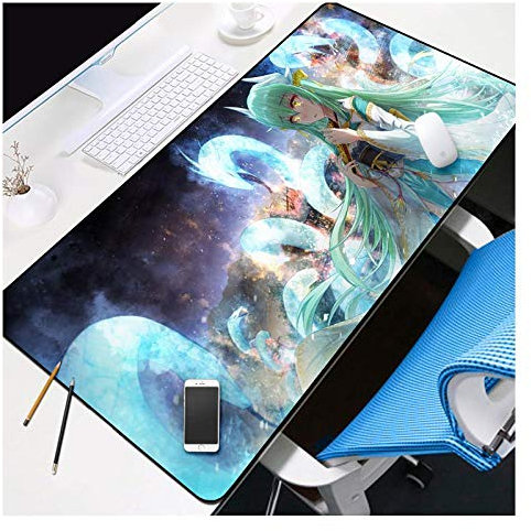 IGIRC Tapis De Souris Destiny Night 800X300Mm, Tapis De Souris De Jeu Rapide, Large XXL Grand Tapis De Souris avec Base De 2Mm D'Épaisseur, pour Ordinateurs Portables, Pc, Q
