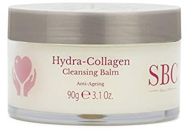 SBC Skincare - Gesichtsreinigung mit Meereskollagen - 90 g - Entfernt Make-Up-Spuren und Hautunreinheiten mit Erfrischungseffekt - Seife Feuchtigkeitsspendend - Hydra-Collagen Cleansing Balm