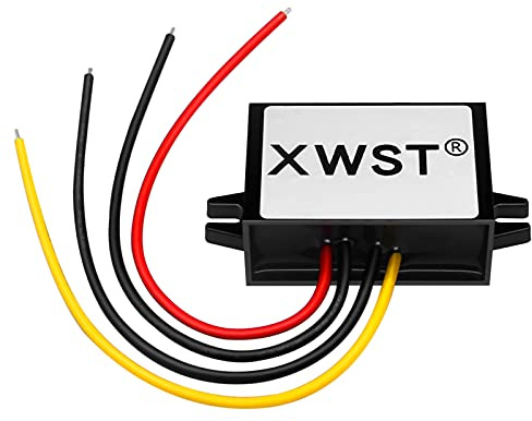XWST Netzteil Spannungswandler 15V-85V 24V 36V 48V 60V 72V 80V 85V auf 12v 3A 36W Abwärtswandler Regler Wechselrichter Adapter Konverter (DC15-85V Breit Eingang)