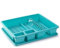CABLEPELADO Escurreplato de plastico - 2 modulos - Bandeja Anti-Goteo - Resistente PP5 - Gran Capacidad - Ligero -Disponible - Color Azul