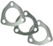 60mm 2,375 3-Loch Auspuff Flansch Set Dichtung Dreiecksflansch Verbinder Abgasrohr