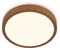 BRILONER Leuchten - Deckenlampe LED, Deckenleuchte Holz, warmweißes Licht, Aufbaulampe, Aufbauleuchte, Holzoptik, 280x40 mm, 3724-014, Holzfarben
