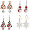 Longra Ohrringe Weihnachten Hngend Tropfen Baumeln Ohrring Ohrstecker Ohrringe Weihnachten Damen Hochzeits- und Partyaccessoires (C, One Size)