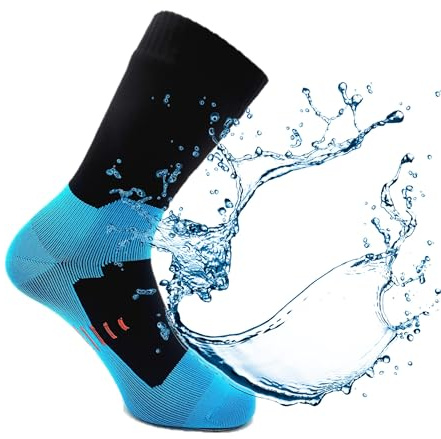 Kadem® wasserdichte Socken Wassersport Wintersport Camping Angeln Trekking Trail Segeln Hiking Golf Laufsocken Radsocken Biking Wandersocken Rafting Wudu Mest Corap Rudern Walking Outdoor Socken