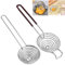 2 Pièces Separateur Oeuf Jaune et Blanc Séparateur en Acier Inoxydable, Séparateur Oeufs et Filtre avec Poignée Longue, Séparateur de Jaune Oeuf, Lavable au lave-vaisselle, pour à la Gadget Cuisine