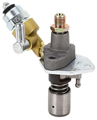 Pompe Injection de Carburant de Moteur avec Électrovanne, Remplacement de Pompe Injection de Carburant de Moteur de Générateur Diesel en Acier Allié pour Moteur Diesel 186FA