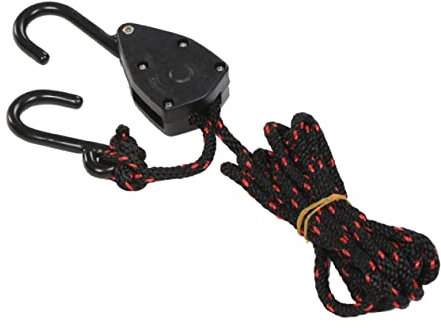 Happyyami 2pcs Heavy Duty Rope Pulley for Kayak Canoe Boat Winch Ratchet Straps Tie down Kayak Canoe Straps