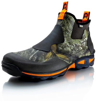 Rouchette Stivali in neoprene Clean Wild da uomo, a mezza altezza, robusti, comodi e impermeabili