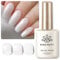 BORN PRETTY Milky White Gel Nail Polish Jelly White Translucent Natural Color X-Jelly Gel Polish U V LED Nail Art Manicure Varnish 15ML, 75% Mily Jelly