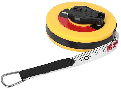 Sonew 30 M Fiberglas-Maßband: Robustes Profi-Werkzeug für Messungen Im Bau-, Vermessungs- und Ingenieurwesen, Ergonomisches Design, Robust und Kompakt, Weiche Lineale (10cm)