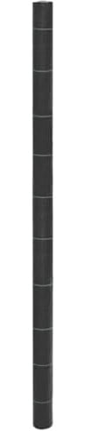 vidaXL Unkrautvlies Schwarz 2x150 m PP