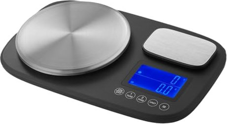 SiaBiced Báscula de Cocina de Doble, bascula Cocina, de Alta precisión, bascula de Cocina, para Hornear, báscula electrónica para Pesar Alimentos, para Hornear y cocinar
