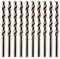 Rennie Tools - Box of 10 x 3.5mm Long Series HSS Cobalt Jobber Drill Bit Set For Stainless Steel, Hard Metals, Aluminium, Cast Iron, Copper. DIN340 Twist Drill Bit Sets Supplied In A Box