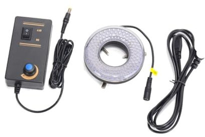 Zubehör für Labormikroskope Einstellbar 148. LED Ring Hellblaue Farbe Illuminator Lampe for Industrie-Mikroskop-Digitalkamera