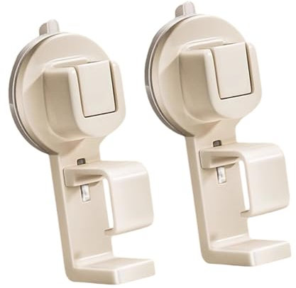 Rdxanc Gancho de pared con ventosa para lavabo, ganchos extraíbles para ventana de baño, puerta de cristal, pared