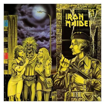 hsqxldhz IRON MAIDEN Women in Uniform BANNER Poster Art Canvas Poster Wall Art Decor Print Picture Paintings for Living Room Bedroom Decoration 12x12inch(30x30cm)