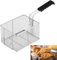 Generico Friggitrice a Gas GPL Professionale da 10L/10L+10L, friggitrice da banco in Acciaio Inox, Contenitore dell'olio Rimovibile, per Patatine Fritte, Cucina di casa, Ristorante