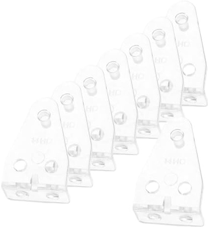ULDIGI 40 Stück Teiliges Blind Hold Down Brackets aus Robustem Kunststoff Fester Halt für Jalousien und Fensterläden Fixierhaken für Zuhause und Büro Einfache Montage ohne Bohren